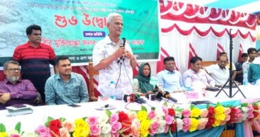 সেনবাগে খাল পুনঃখনন উদ্বোধন করলেন বিএনপি নেতা জয়নুল আবেদীন ফারুক