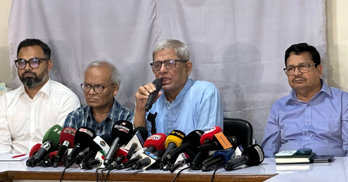 জামায়াতকে রাজনৈতিকভাবে নির্মূলে কাজ করতে হবে: মির্জা ফখরুল