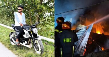 নরসিংদীতে প্রেমিক কে কুপিয়ে জখমের জেরে প্রেমিকার বাড়িতে আগুন দিল স্বজনরা