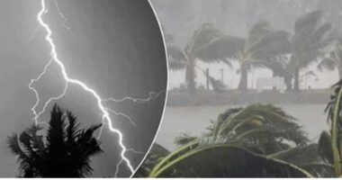 দুপুরের মধ্যে যেসব অঞ্চলে বজ্রবৃষ্টির আভাস