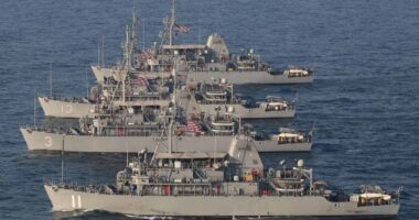 হরমুজ প্রণালিতে মাইন অপসারণে নেমেছে যুক্তরাষ্ট্র