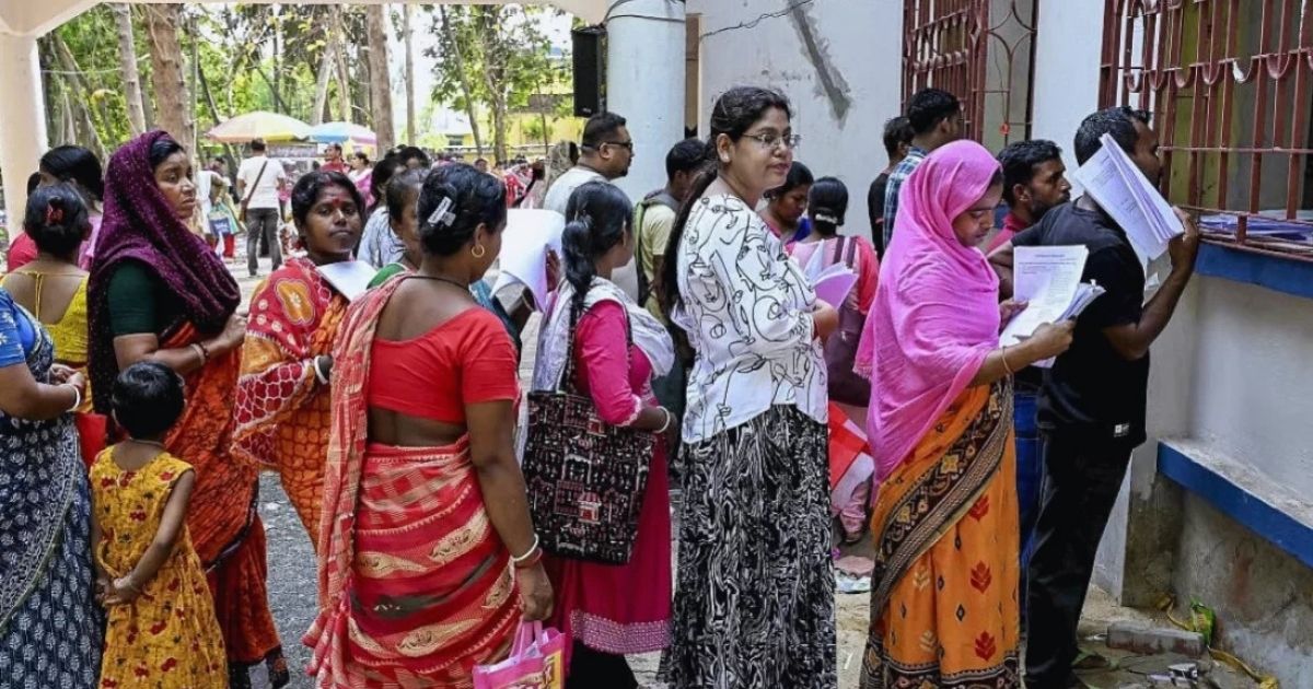 পশ্চিমবঙ্গবিধানসভানির্বাচনের প্রথম দফার ভোটগ্রহণ শুরু