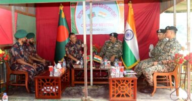 দুর্গাপুরে বিজিবি-বিএসএফের বৈঠক