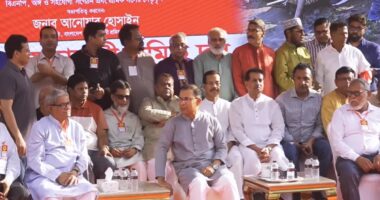 বিএনপির শ্রমিক সমাবেশে যোগ দিয়েছেন প্রধানমন্ত্রী তারেক রহমান
