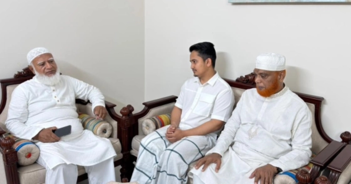 অসুস্থ সারজিস আলমকে দেখতে গেলেন বিরোধীদলীয় নেতা ডা. শফিকুর রহমান