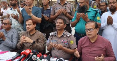 হযরত শাহজালাল (রহ.) মাজারের ৭০৭তম পবিত্র উরুস উপলক্ষে পরিদর্শন ও আইন-শৃঙ্খলা সংক্রান্ত ব্রিফিং অনুষ্ঠিত