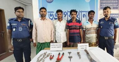 ভূঞাপুরে ডাকাতির প্রস্তুতিকালে চার ডাকাত গ্রেফতার